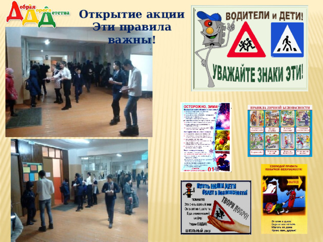 Открытие акции Эти правила важны! 