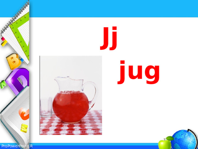 Jj J jug 
