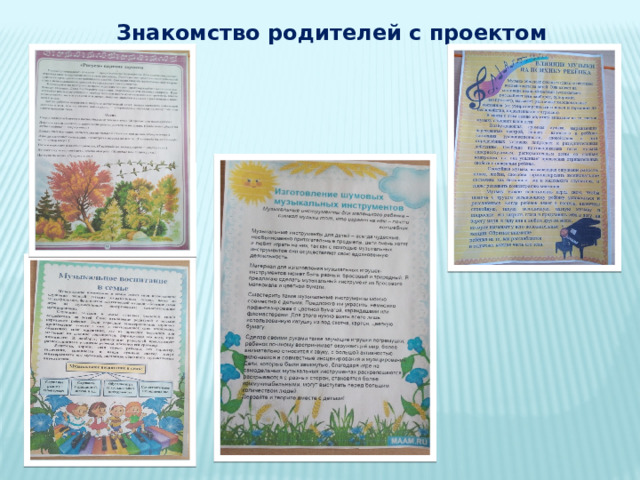 Знакомство родителей с проектом 