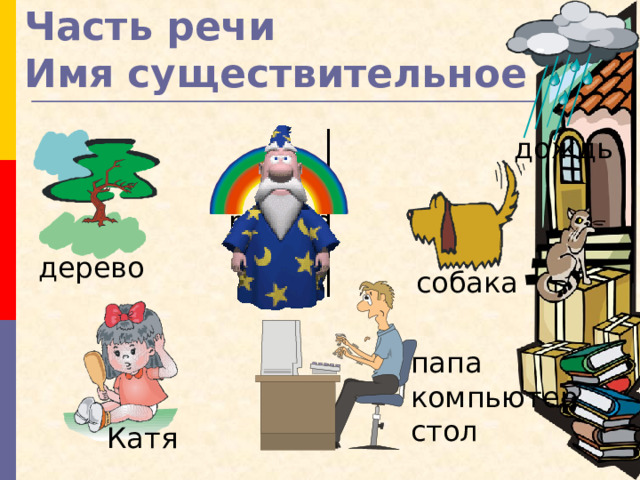 Стол это существительное