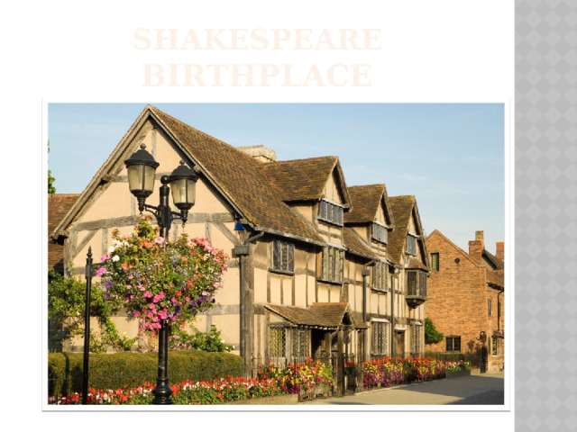Shakespeare birthplace 