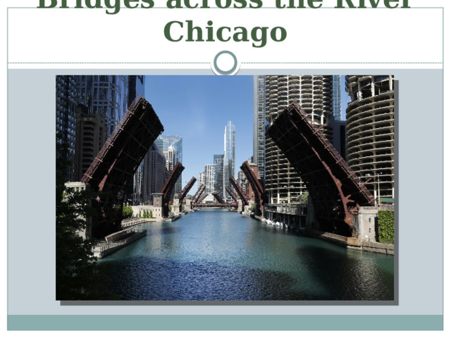 Bridges across the River Chicago 