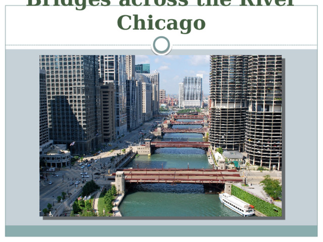 Bridges across the River Chicago 