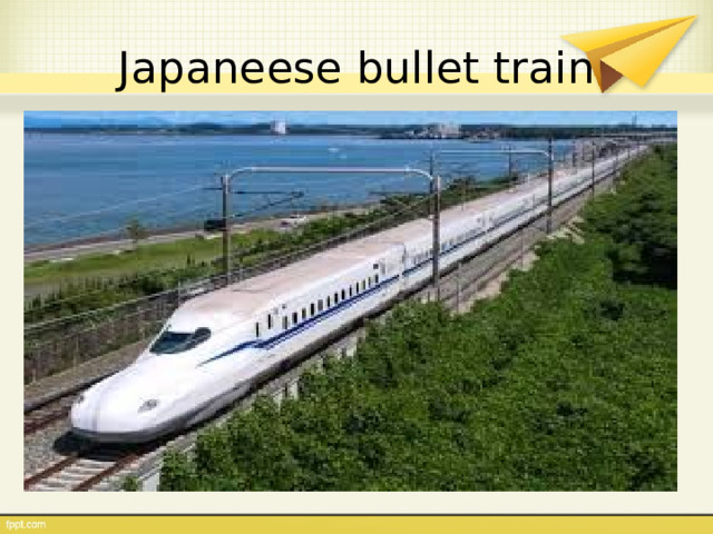 Japaneese bullet train 