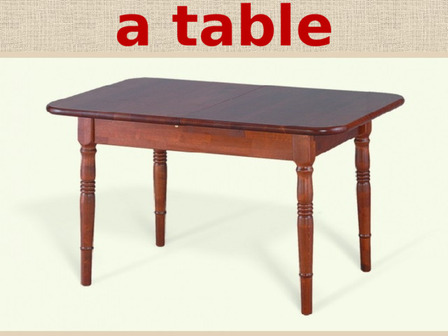 a table 