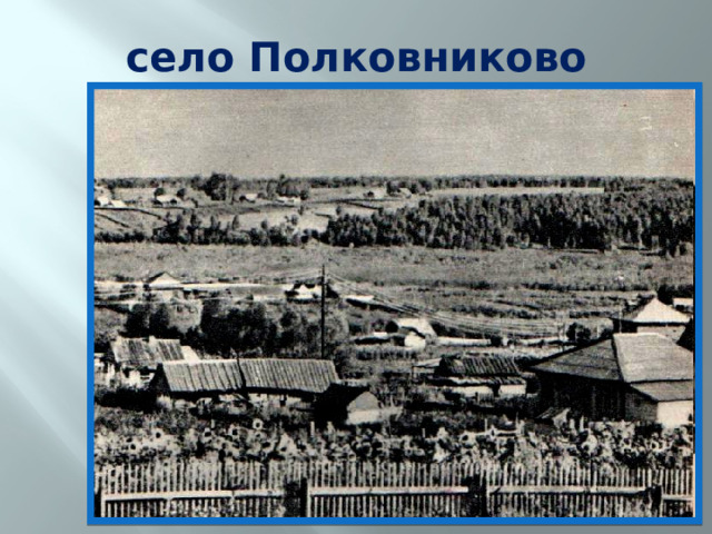 село Полковниково 
