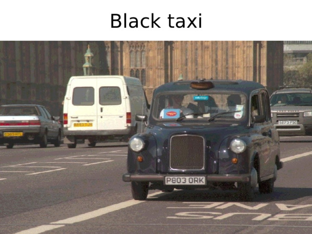 Black taxi 