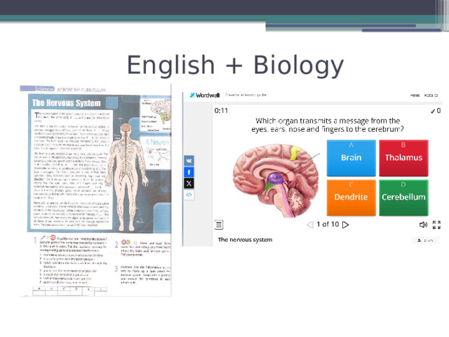  English + Biology 