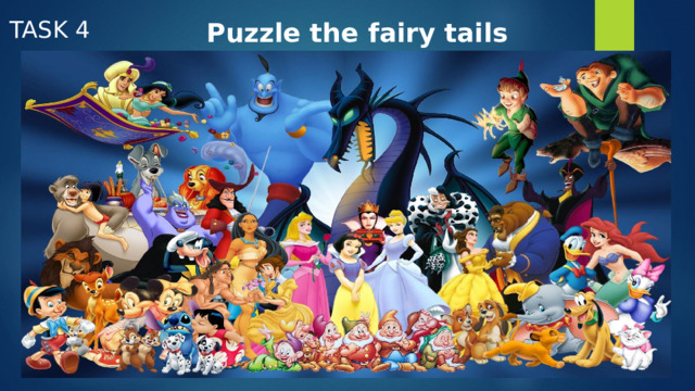 Puzzle the fairy tails TASK 4 