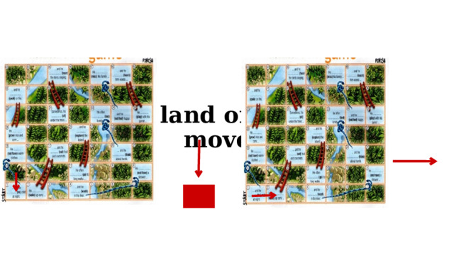 land on move 