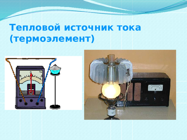 Тепловой источник тока (термоэлемент) 