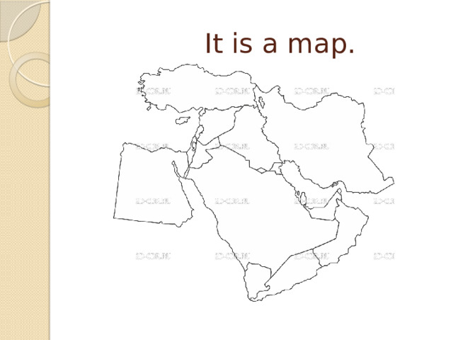  It is a map. 