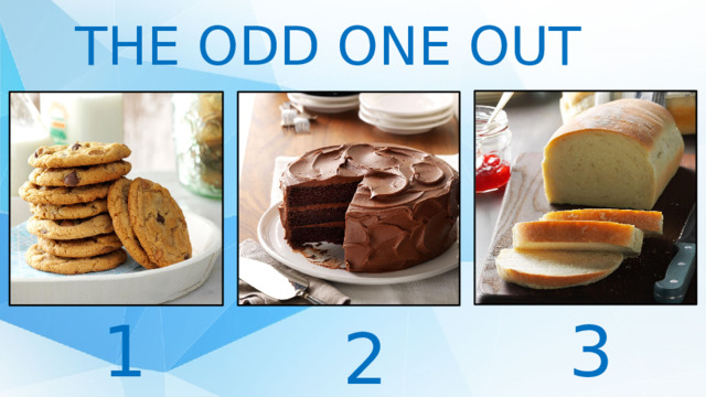 THE ODD ONE OUT 1 3 2 