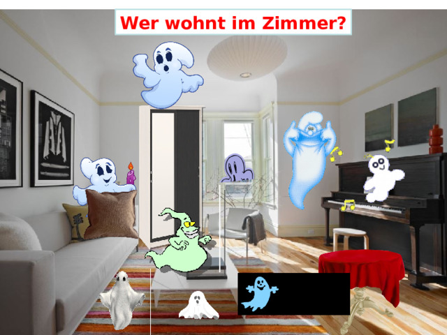 Wer wohnt im Zimmer? 