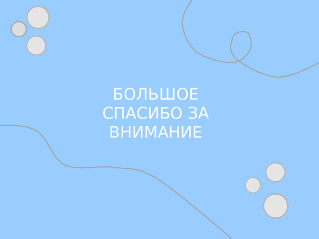 БОЛЬШОЕ СПАСИБО ЗА ВНИМАНИЕ 