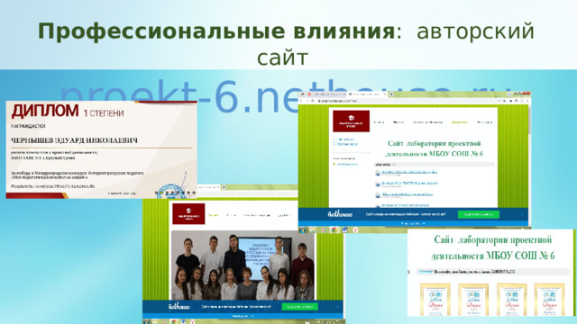 Профессиональные влияния : авторский сайт proekt-6.nethouse.ru 5 