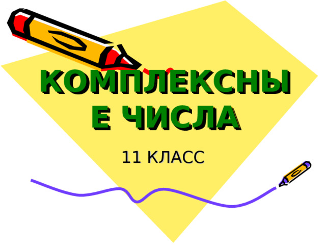 КОМПЛЕКСНЫЕ ЧИСЛА 11 КЛАСС 