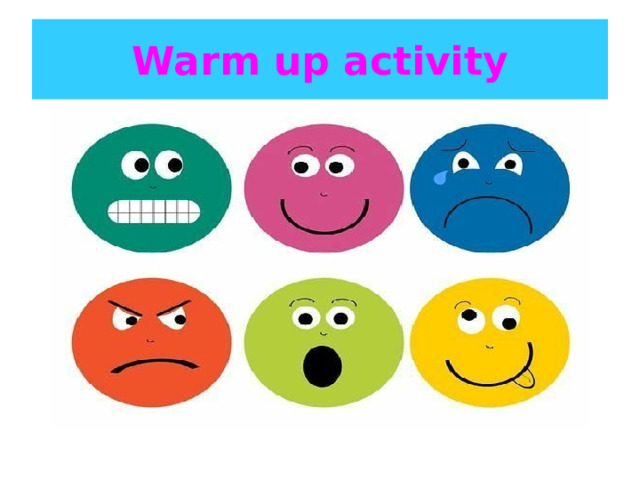 Warm up activity 