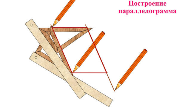 Построение параллелограмма 