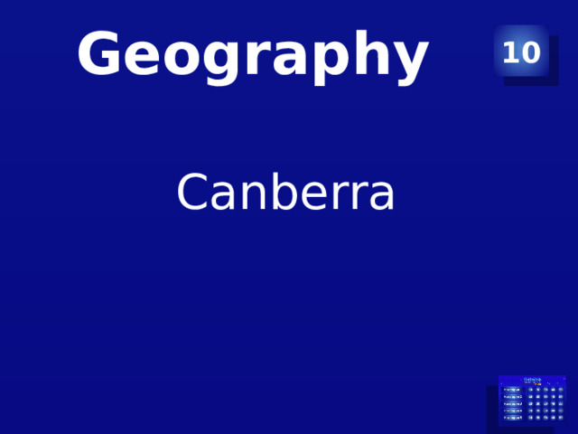 Geography 10 Canberra 