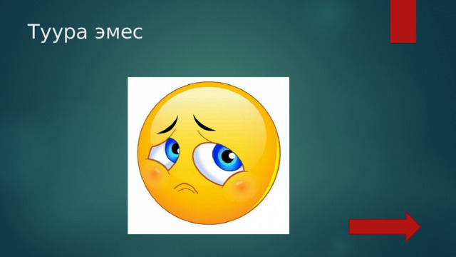 Туура эмес 