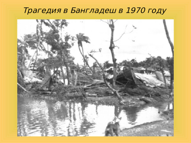    Трагедия в Бангладеш в 1970 году 