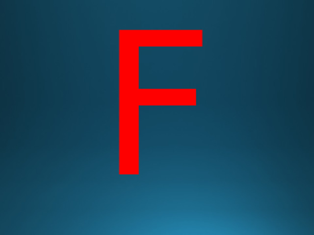 F 
