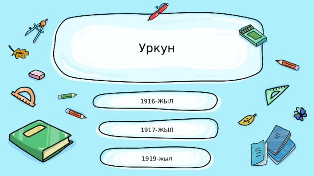 Уркун 1916-ЖЫЛ 1917-ЖЫЛ 1919-жыл 