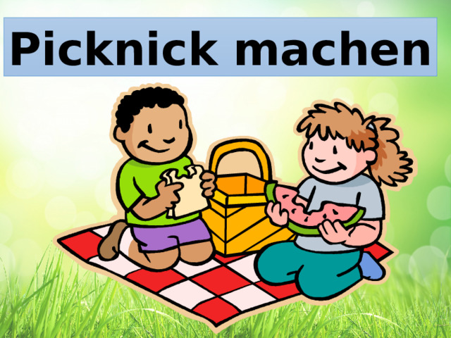 Picknick machen 