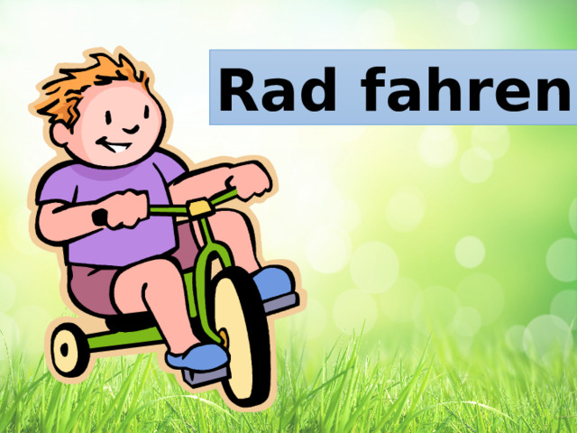 Rad fahren 