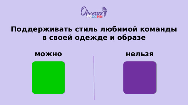 Поддерживать стиль любимой команды в своей одежде и образе можно нельзя 