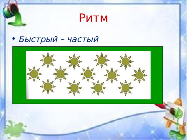 Ритм Быстрый – частый 