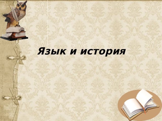 Язык и история 