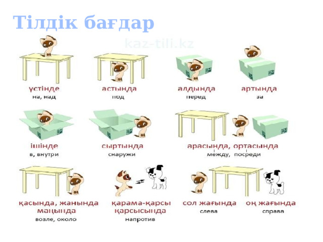 Тілдік бағдар 