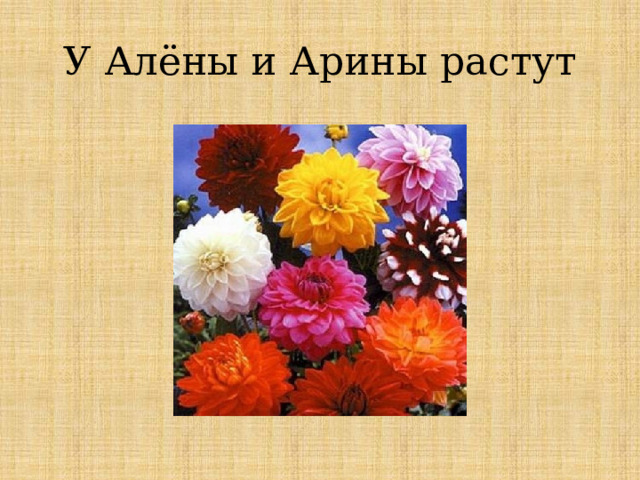 У Алёны и Арины растут 