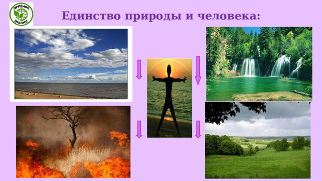 Единство природы и человека: 