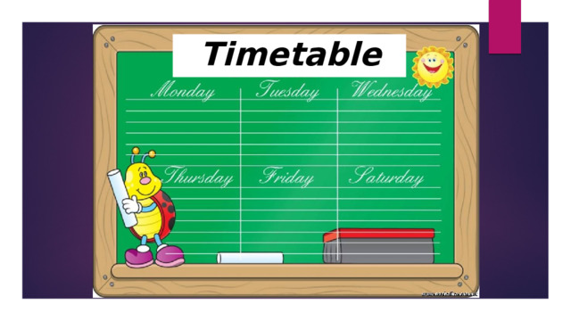 Timetable 