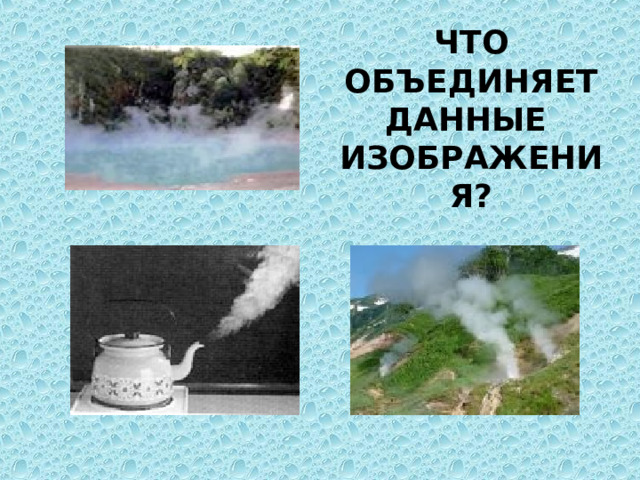 ЧТО ОБЪЕДИНЯЕТ ДАННЫЕ ИЗОБРАЖЕНИЯ? 
