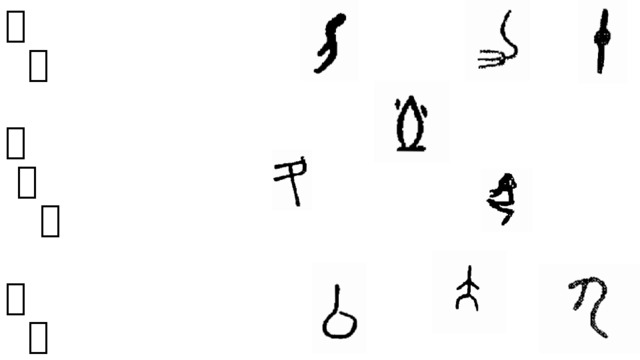 勹 力 十 厶 大 夂 土 女 刀 