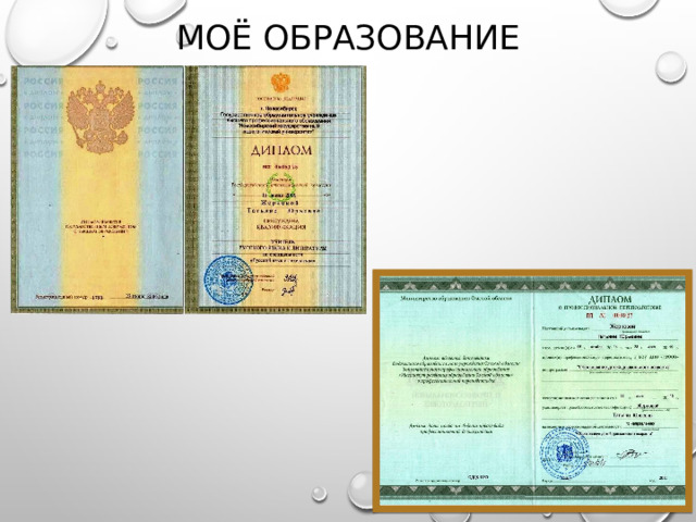 Моё образование 