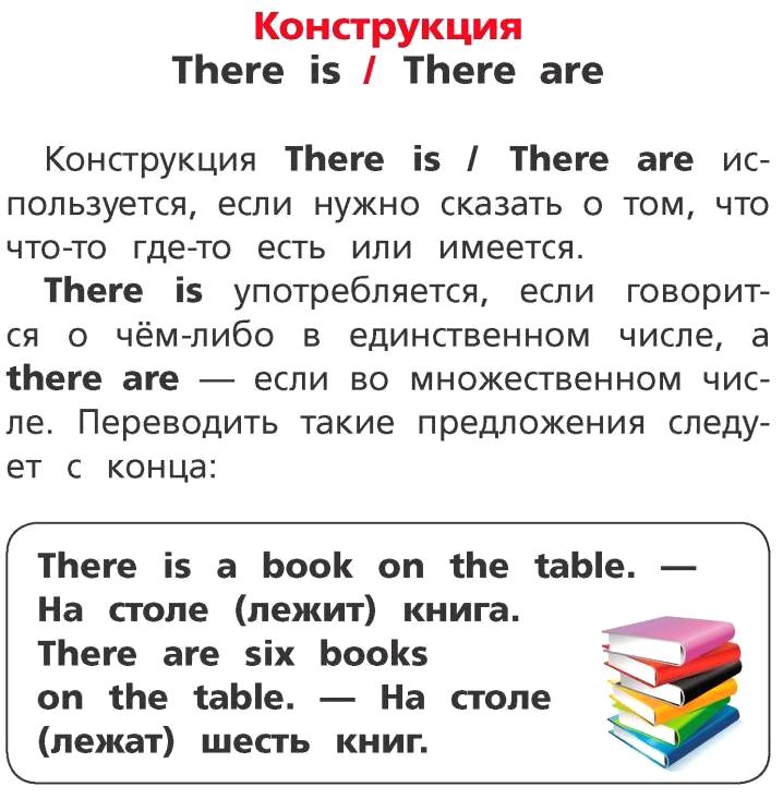 Правило there is there are
