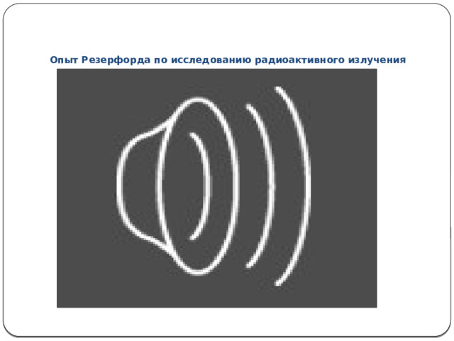 Опыт Резерфорда по исследованию радиоактивного излучения 