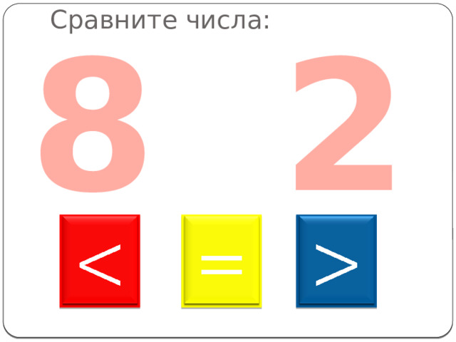 8 2 Сравните числа:       