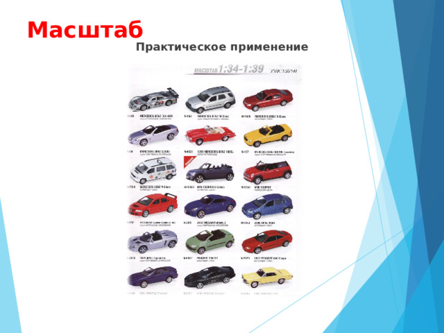 Масштаб Практическое применение 
