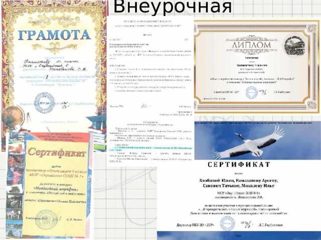 Внеурочная  деятельность 