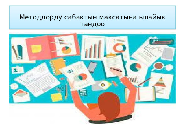 Методдорду сабактын максатына ылайык тандоо 