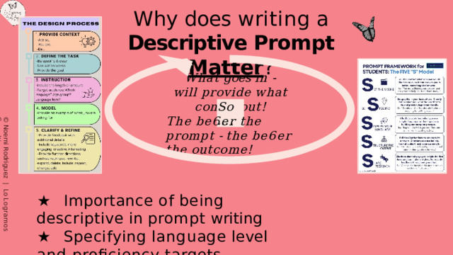 Prompt design and How to use AI to develop curriculum