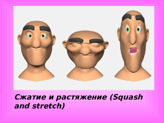 Сжатие и растяжение (Squash and stretch) 