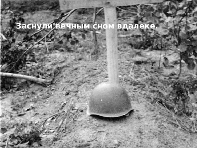 Заснули вечным сном вдалеке. Калдылар еракта йокларга.  