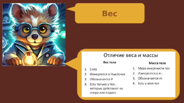 Вес  